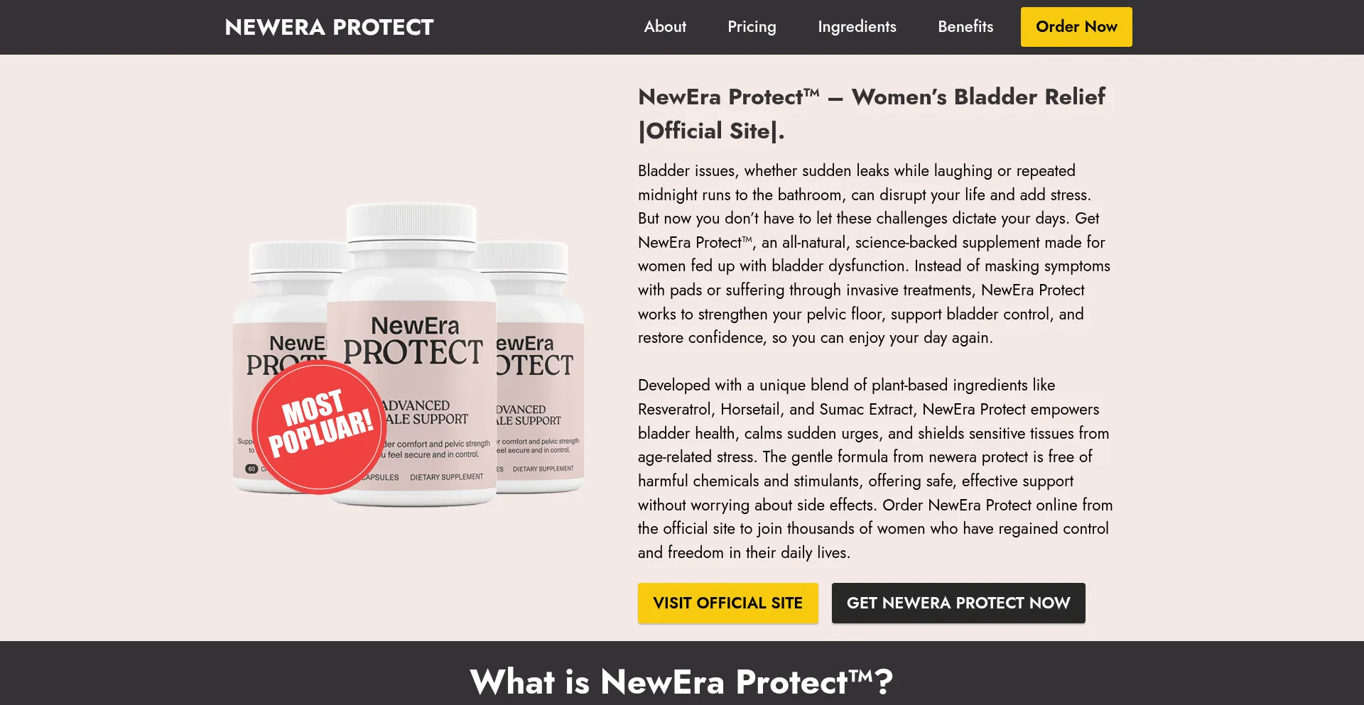 Website screenshot of Usneweraprotect.com