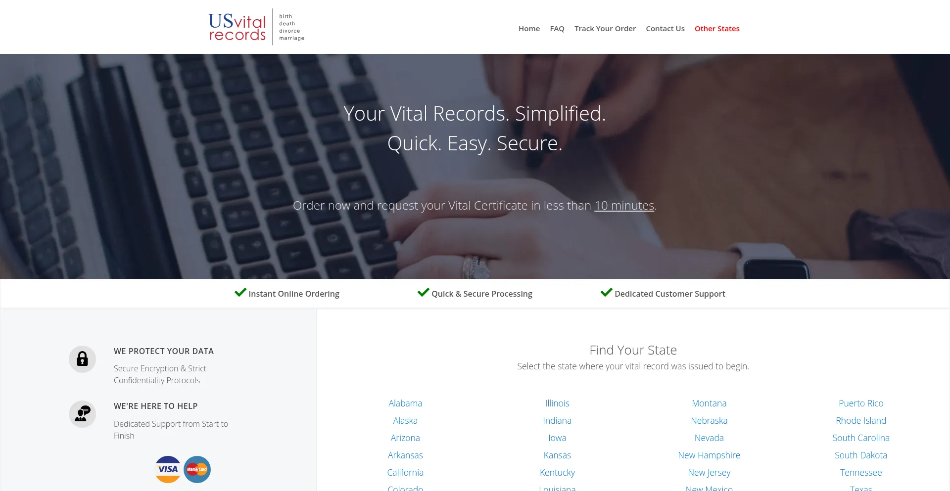 Usvitalrecords.org