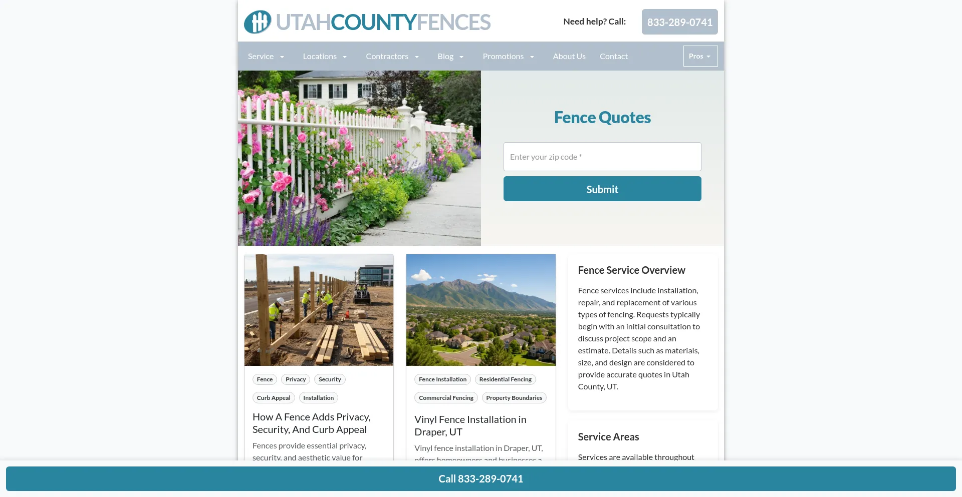 Utahcountyfences.com