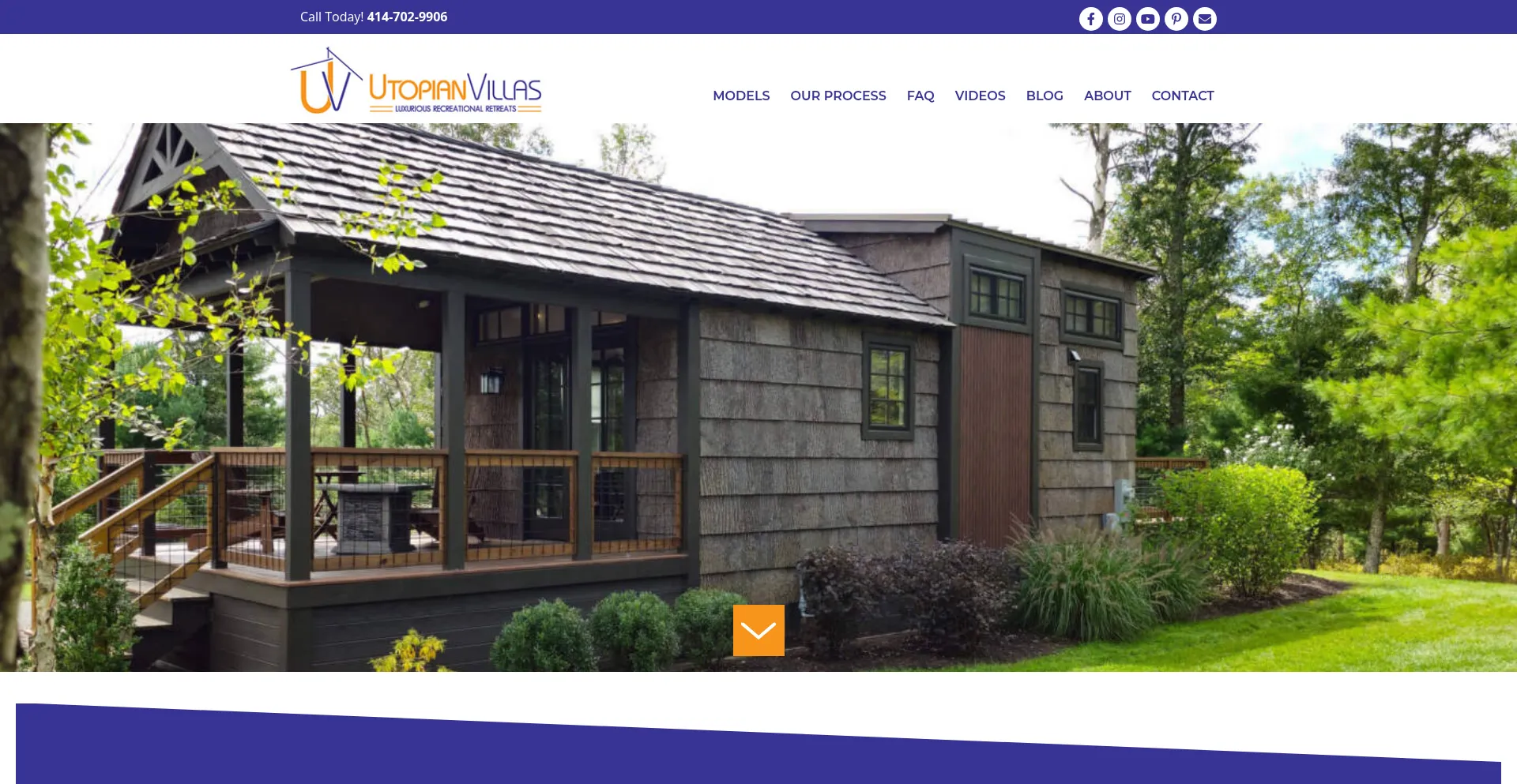 Website screenshot of Utopian-villas.com