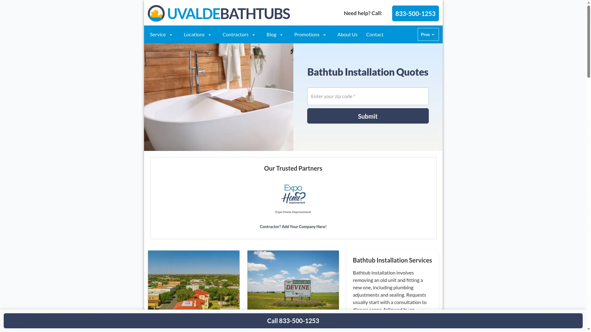 Uvaldebathtubs.com