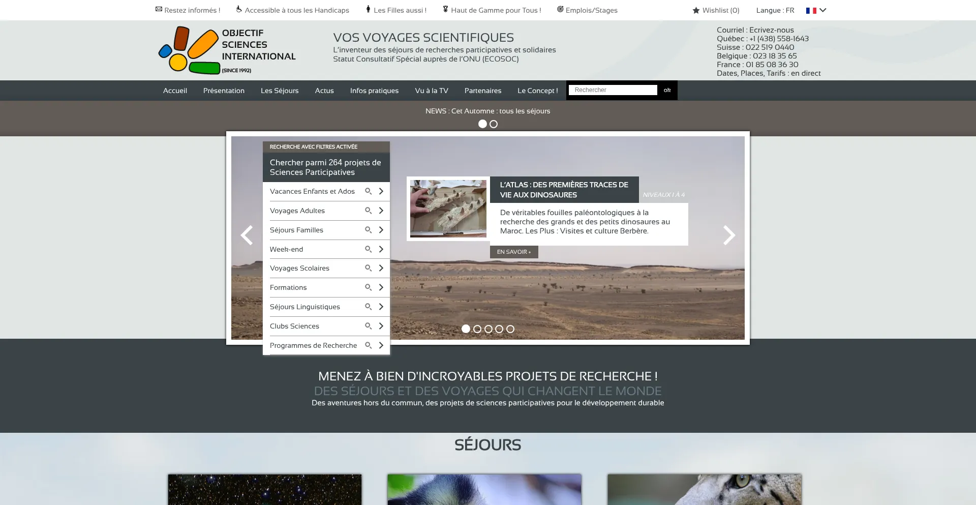 Vacances-scientifiques.com