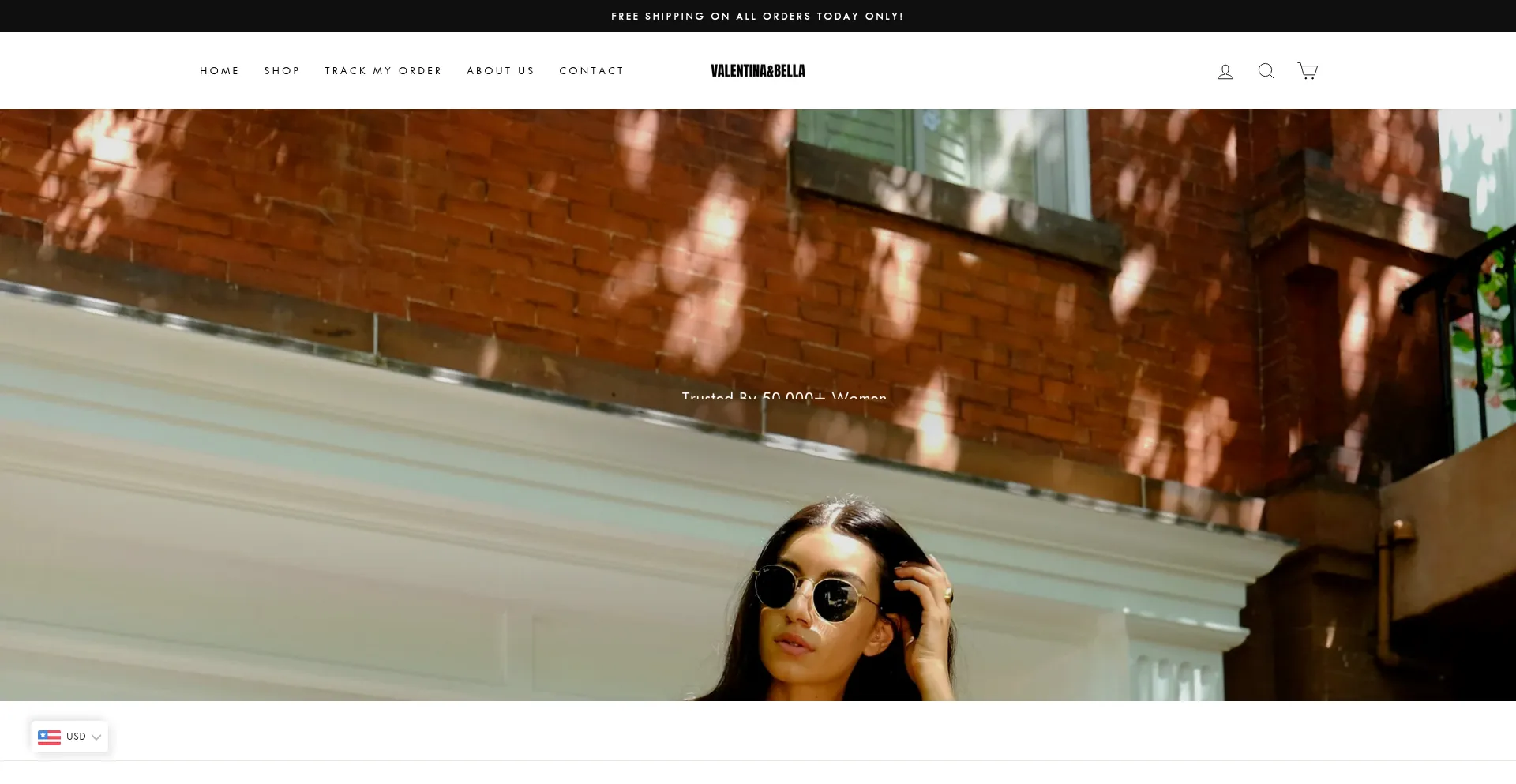 Website screenshot of Valentina-bella.com