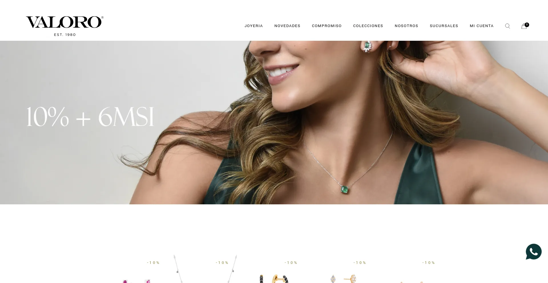 Website screenshot of Valoro.com