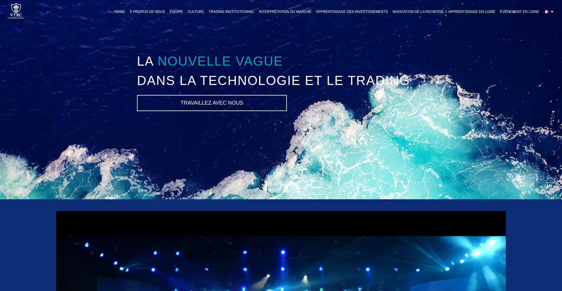 Website screenshot of Valtriora.com