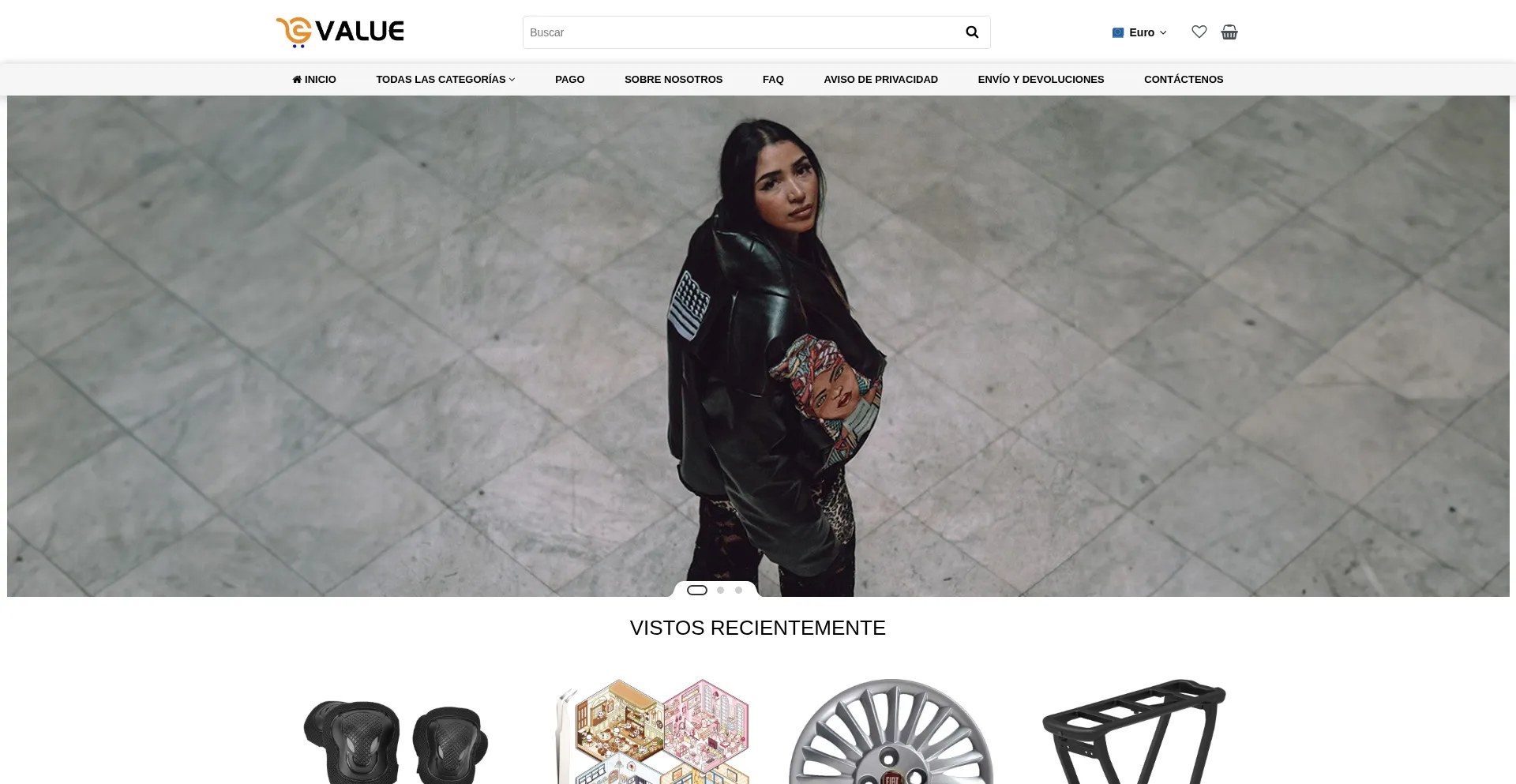 Website screenshot of Valuevaultmart.com