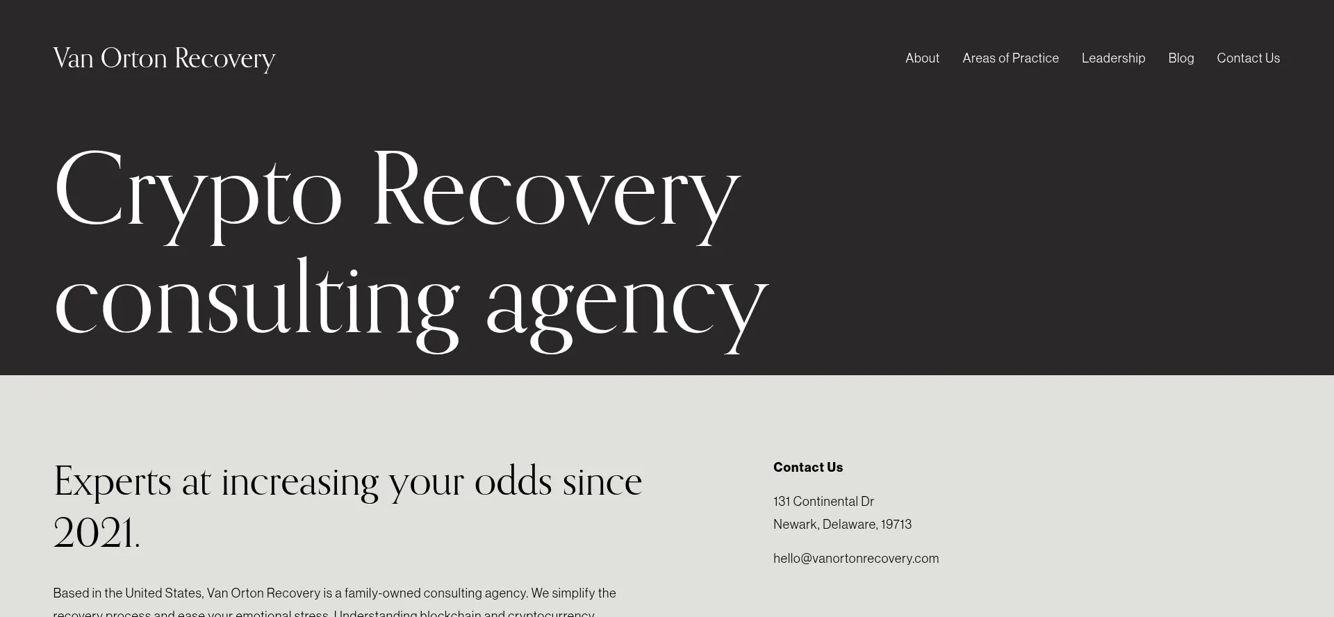 Vanortonrecovery.com