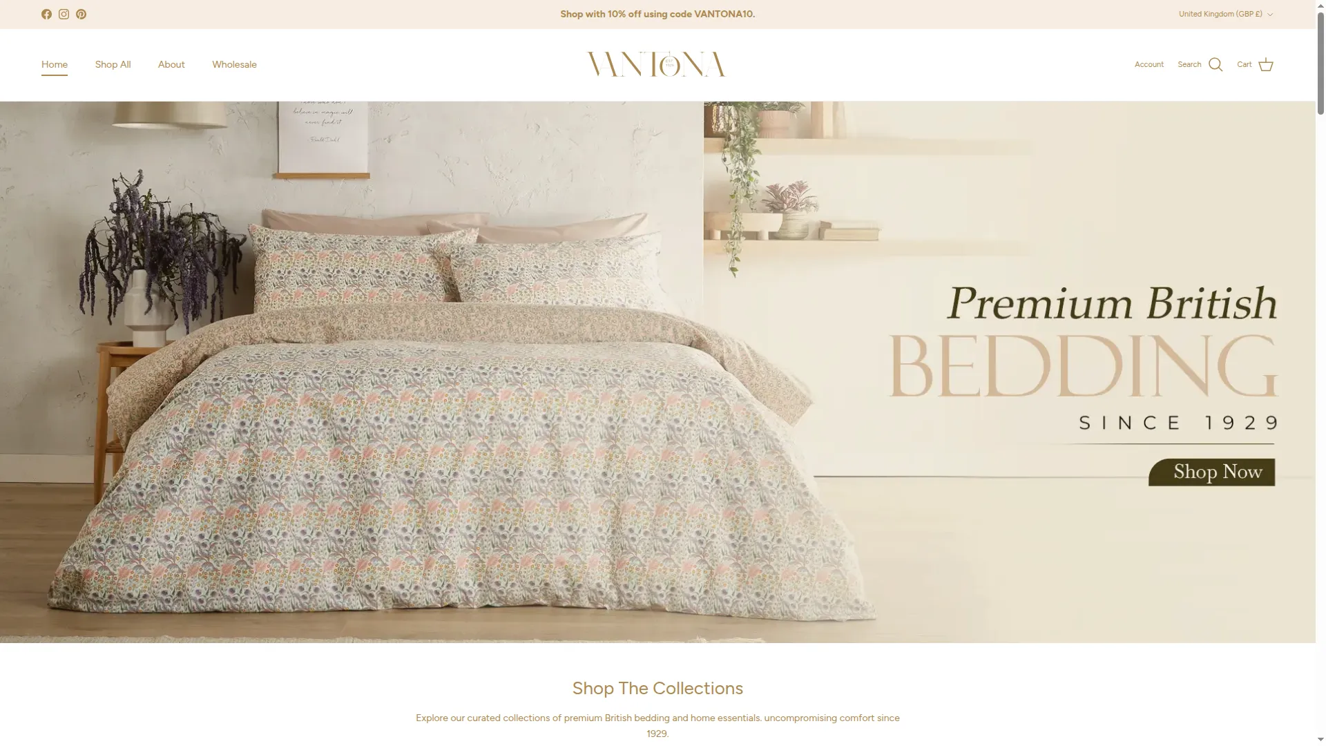 Vantona.co.uk