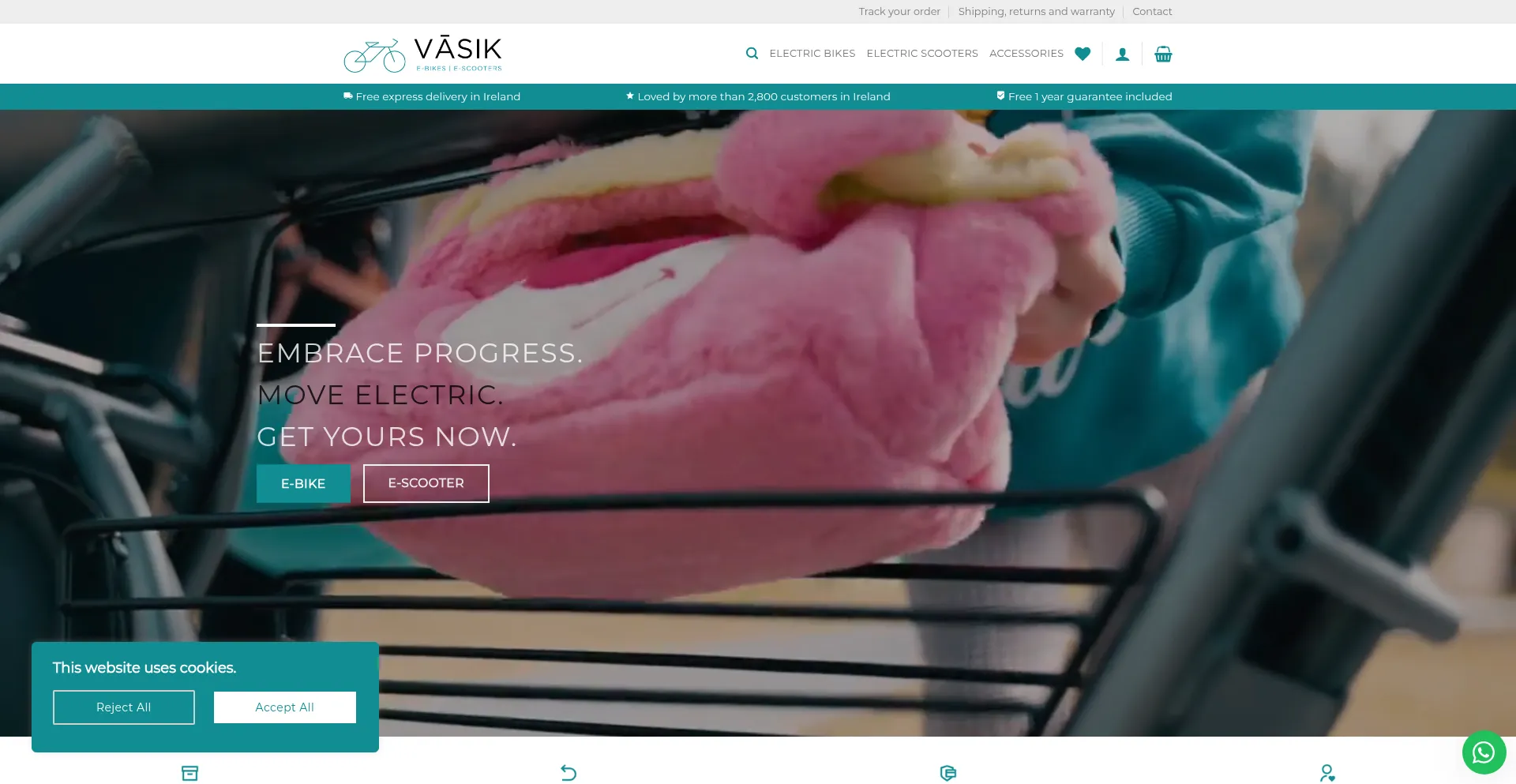 Website screenshot of Vasikgo.com