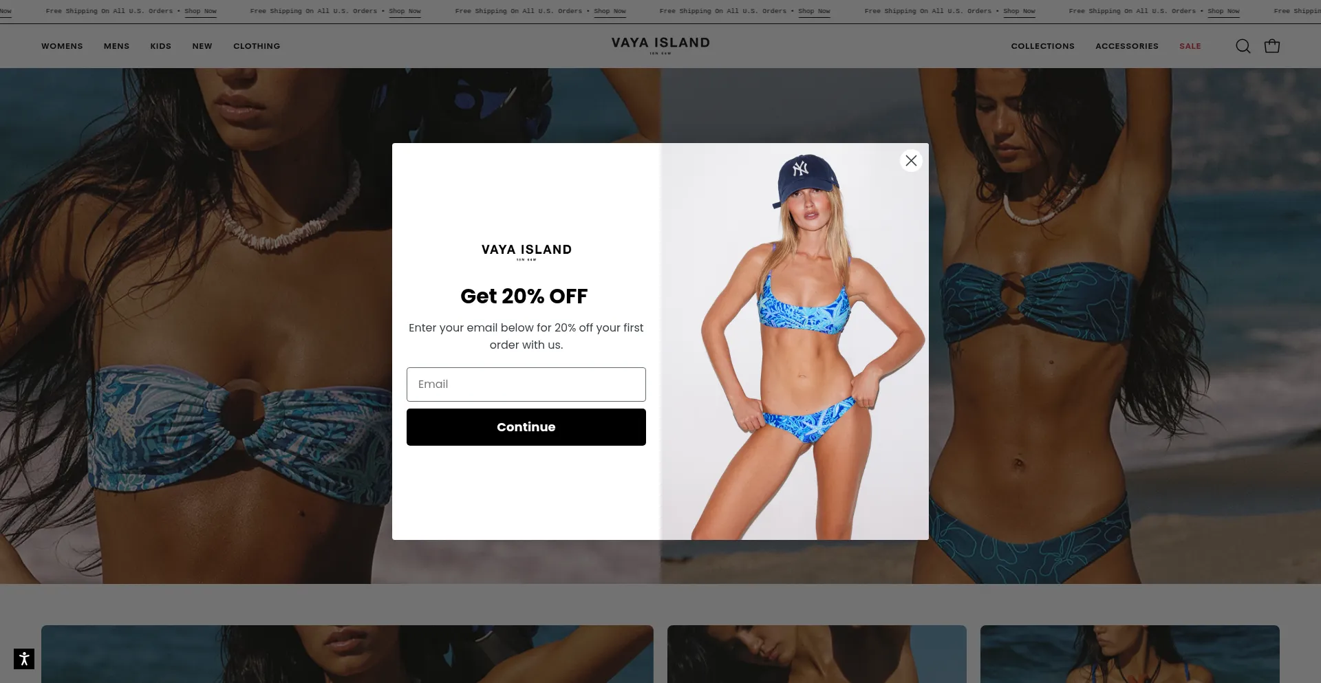 Website screenshot of Vayalifestyle.com