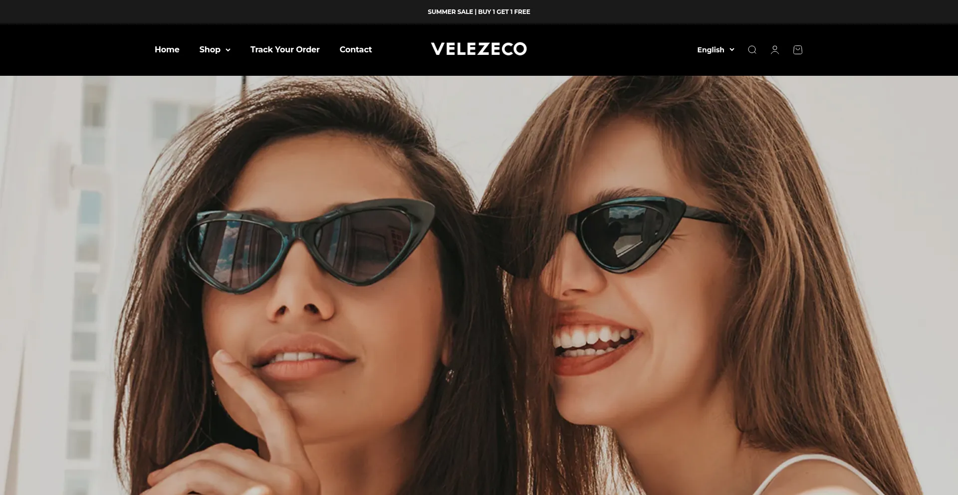 Website screenshot of Velezeco.com