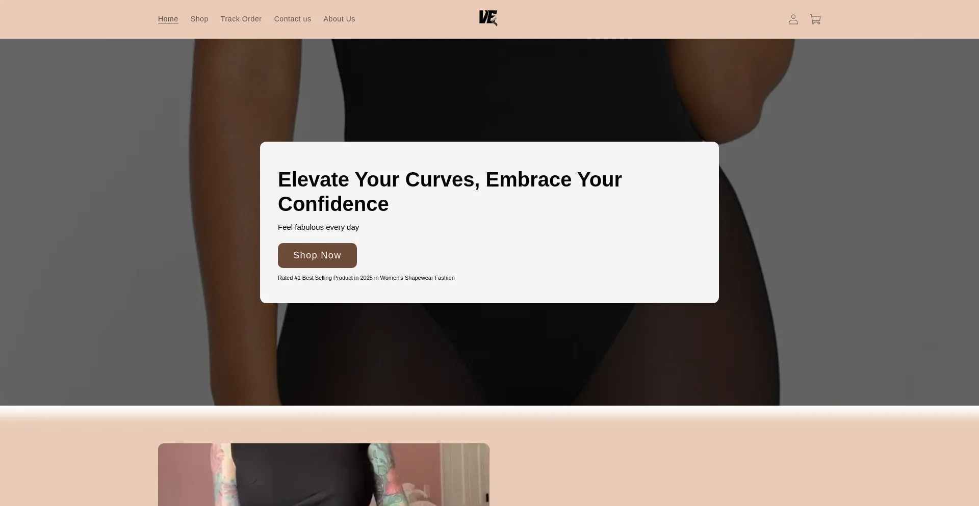 Website screenshot of Veltroease.store