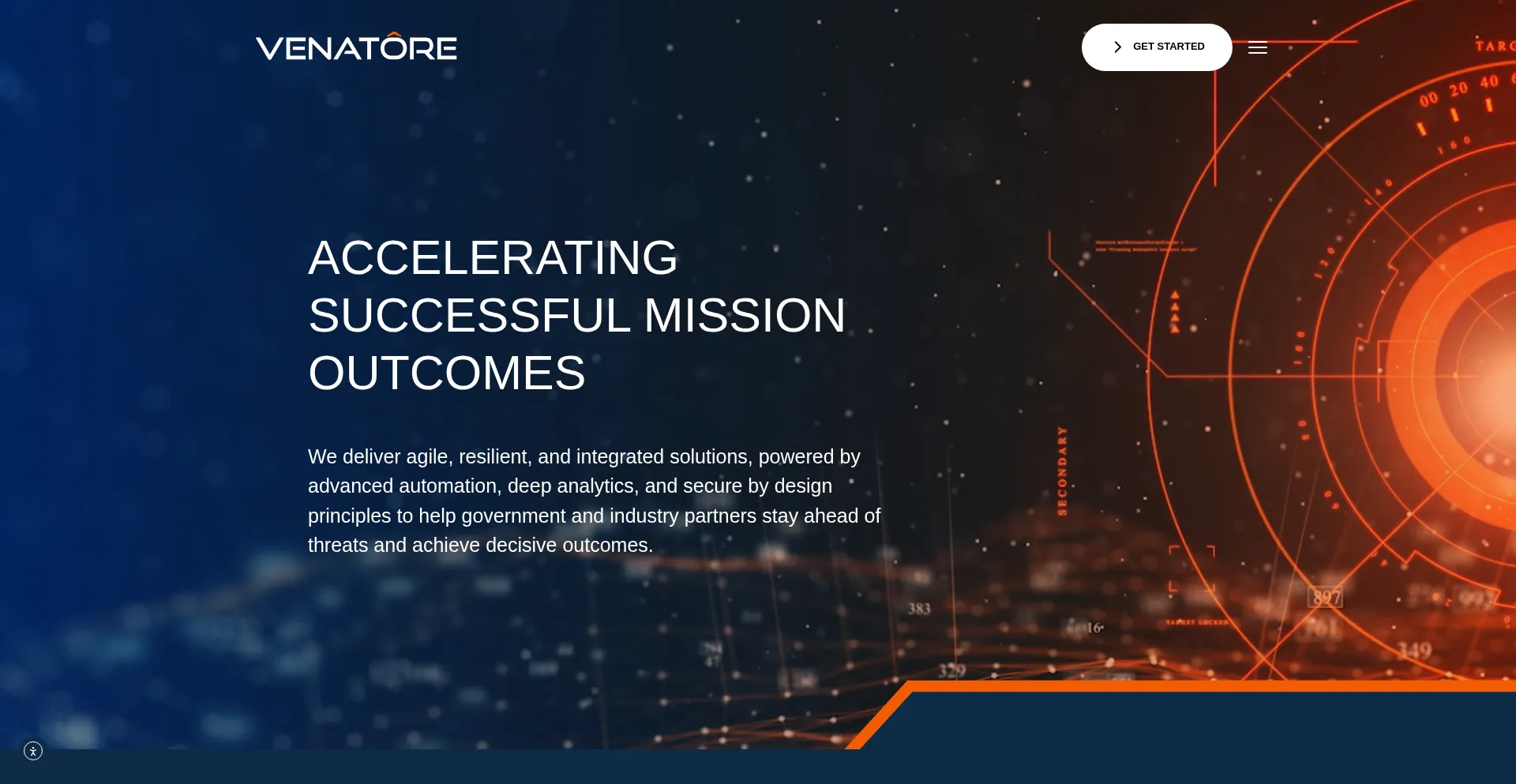 Website screenshot of Venatore.com