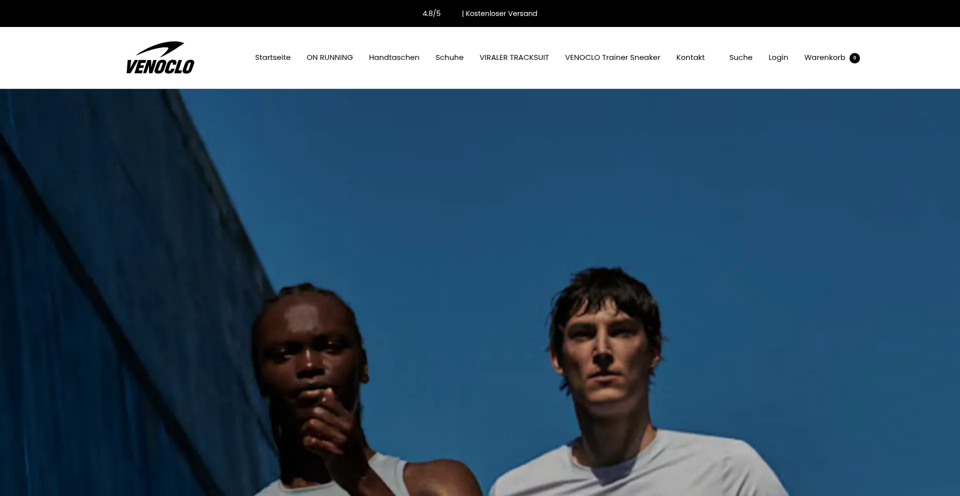 Website screenshot of Venoclo.com