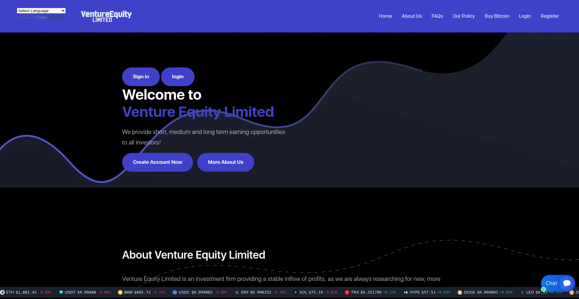 Ventureequitylimited.com