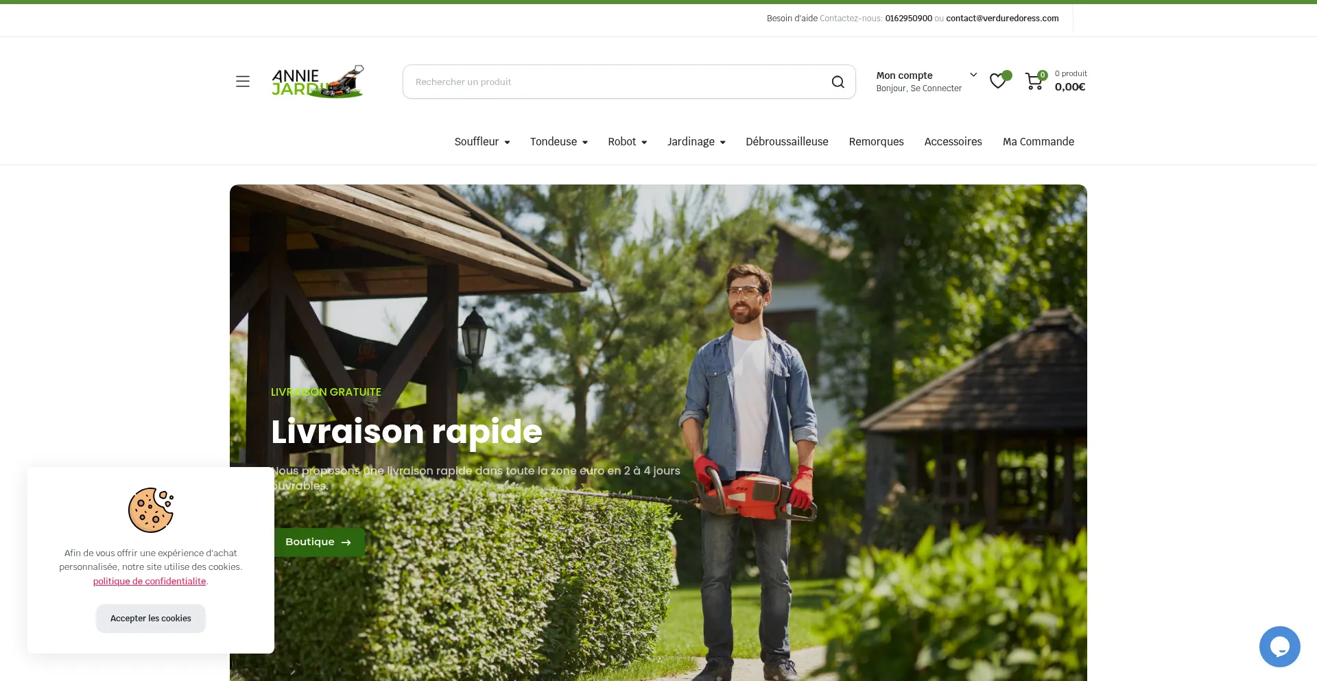 Website screenshot of Verduredoress.com