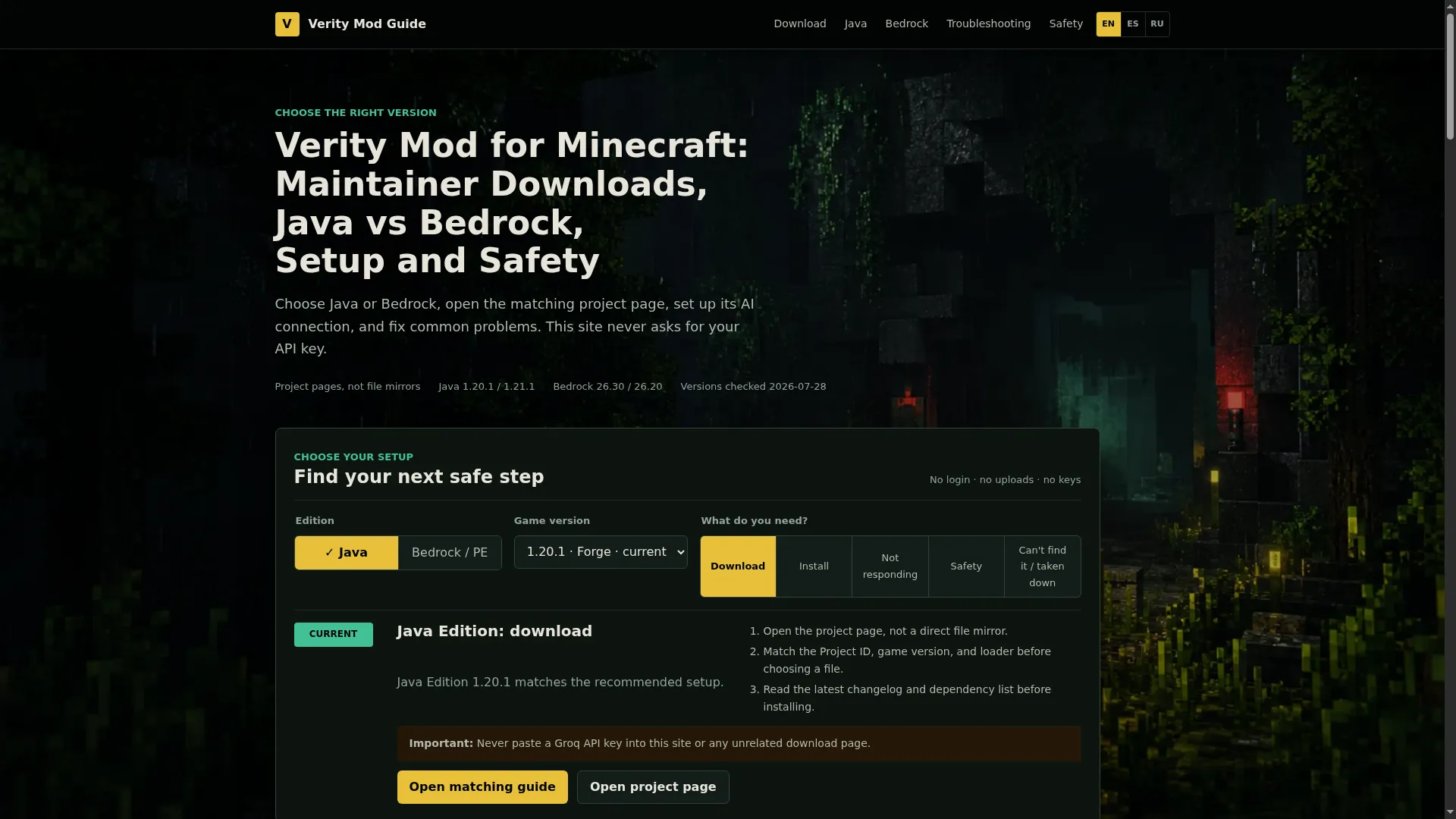 Veritymod.org