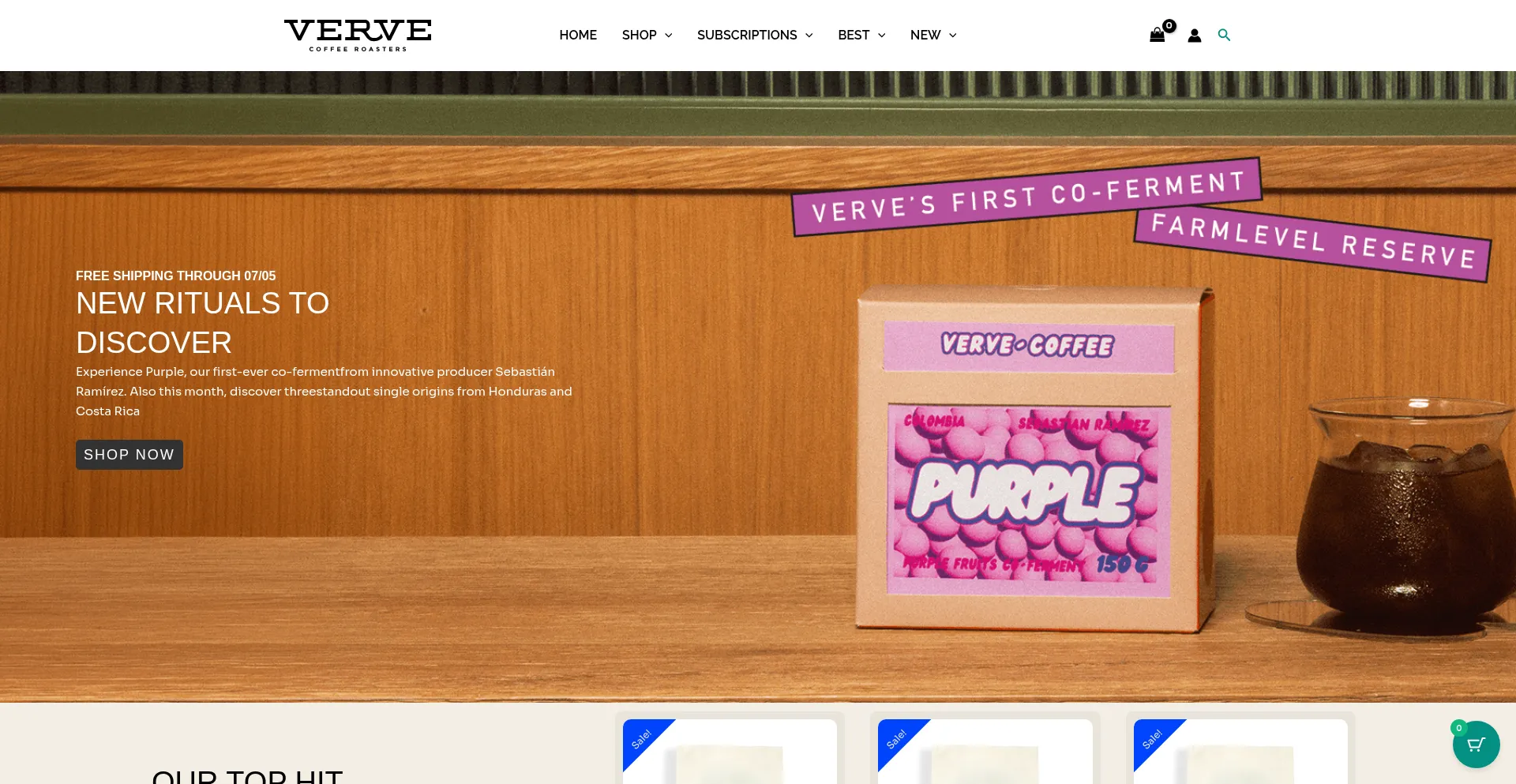 Vervecoffeebar.com