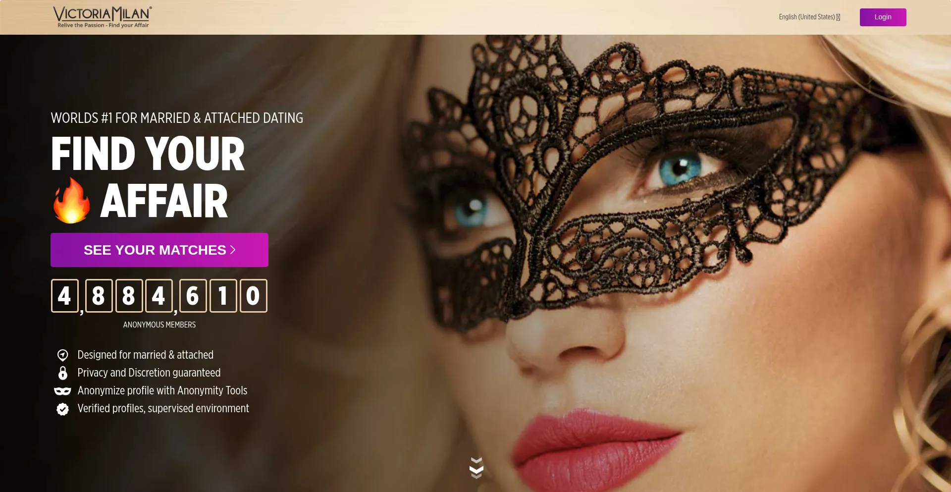 Website screenshot of Victoriamilan.be