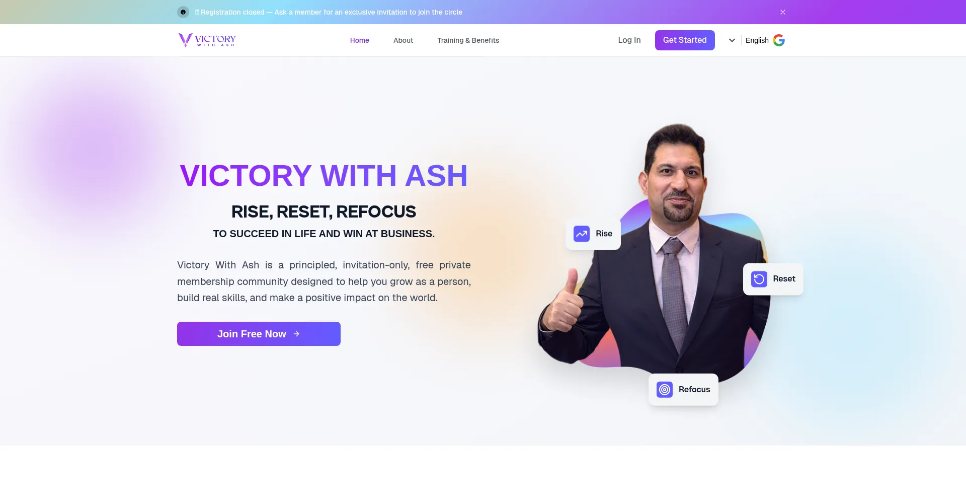 Victorywithash.com