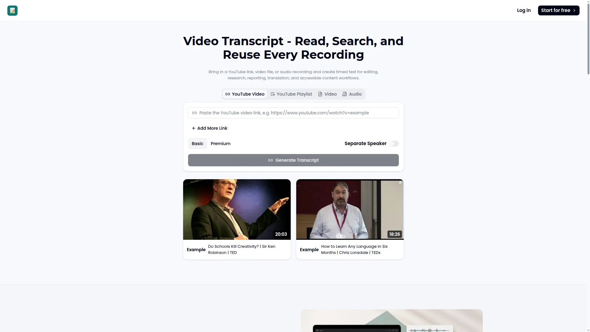 Videotranscript.ai
