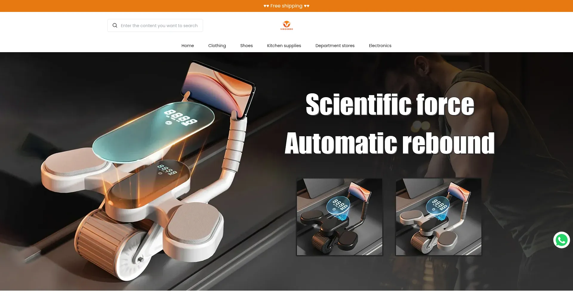 Website screenshot of Vidooedo.com