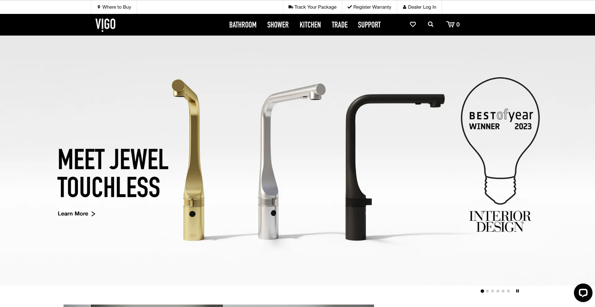 Website screenshot of Vigoindustries.com