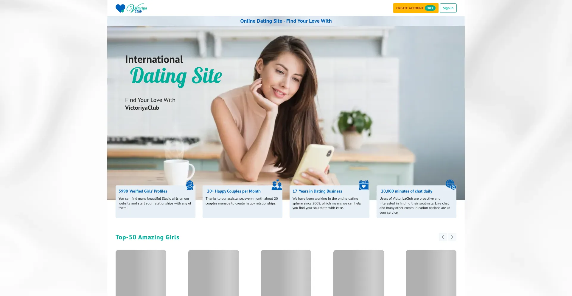 Website screenshot of Vikalove.com