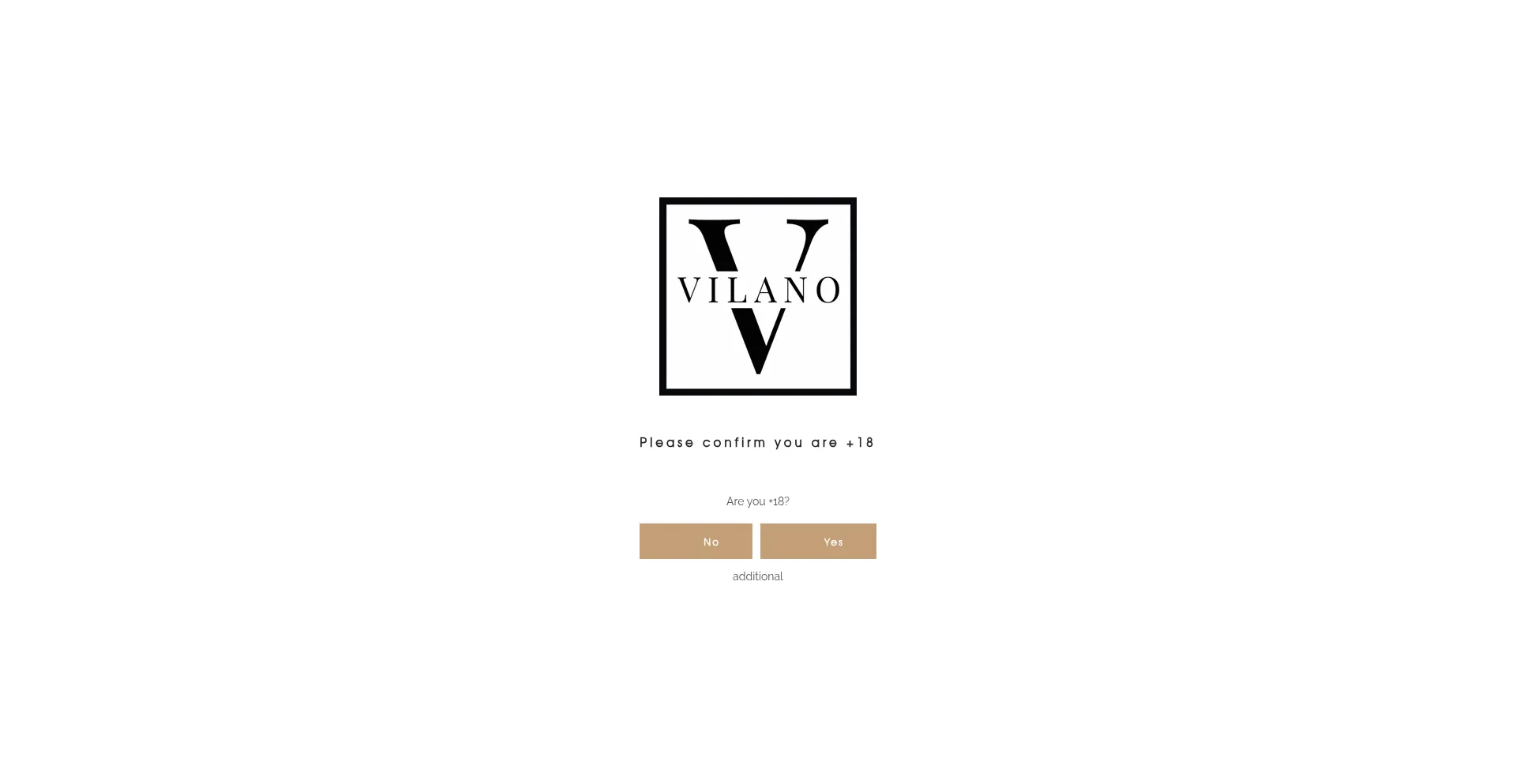 Website screenshot of Vilano.com