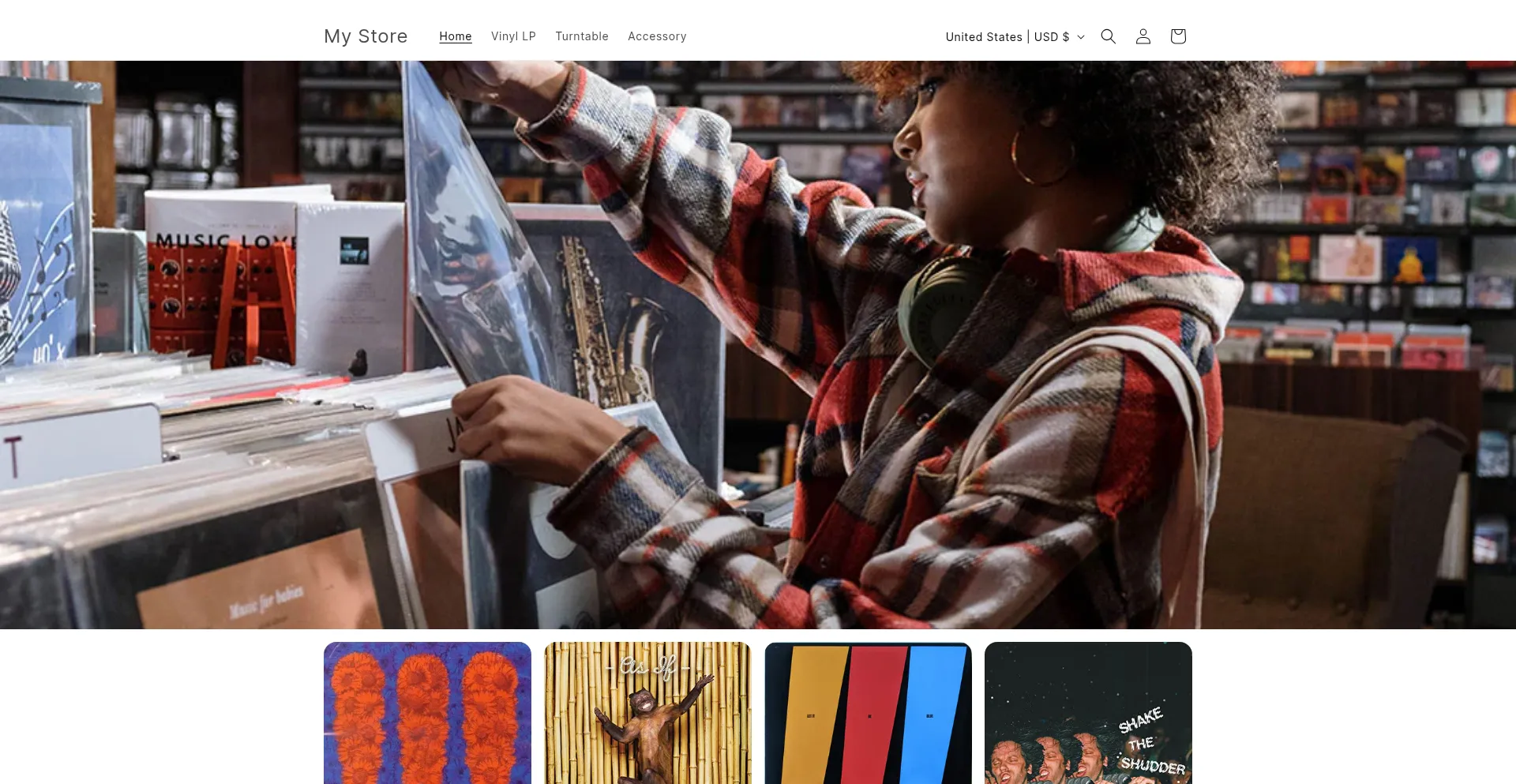 Website screenshot of Vinyltuning.com