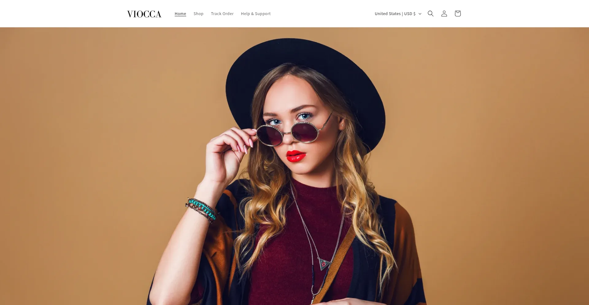 Website screenshot of Viocca.com