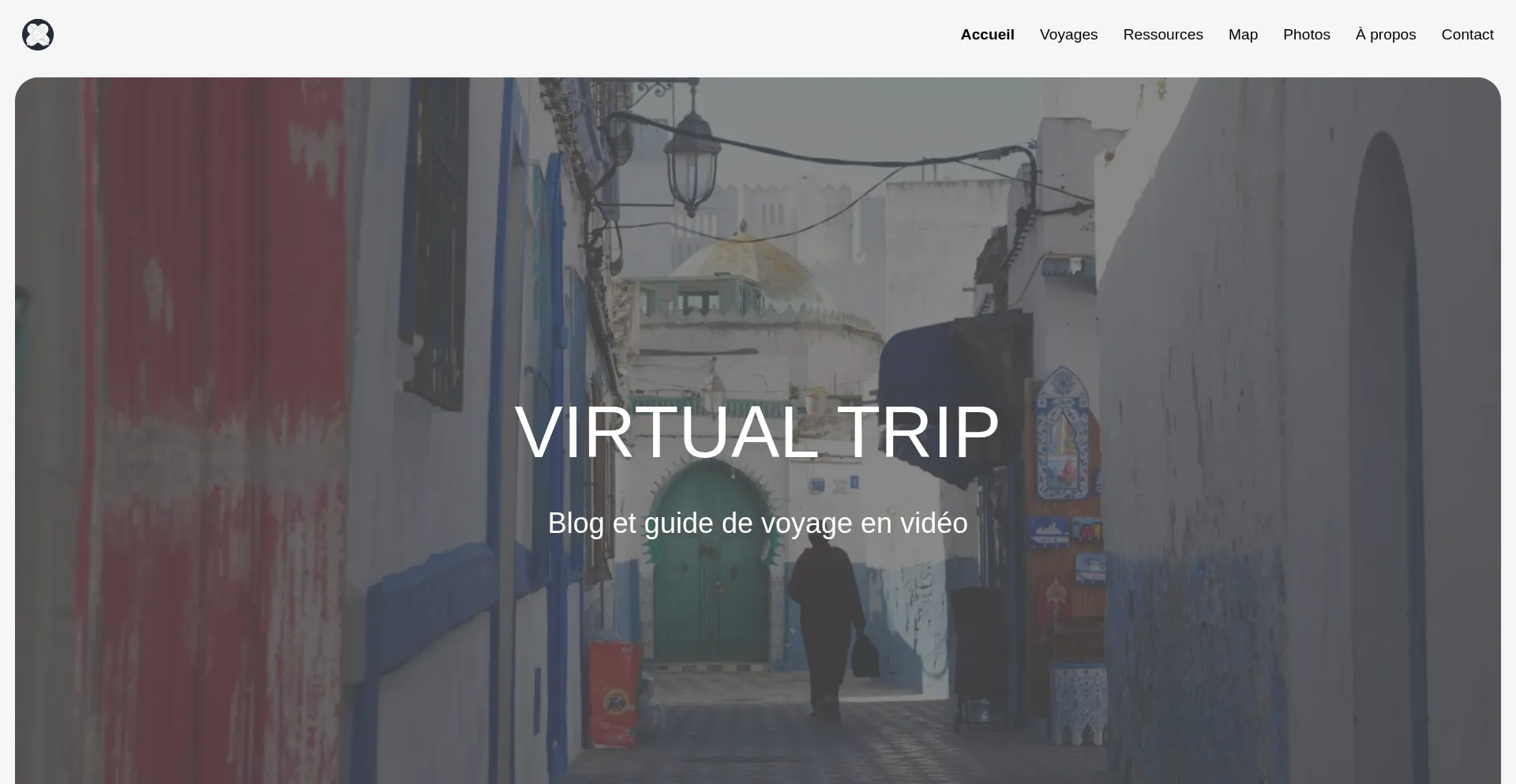 Website screenshot of Virtual-trip.fr