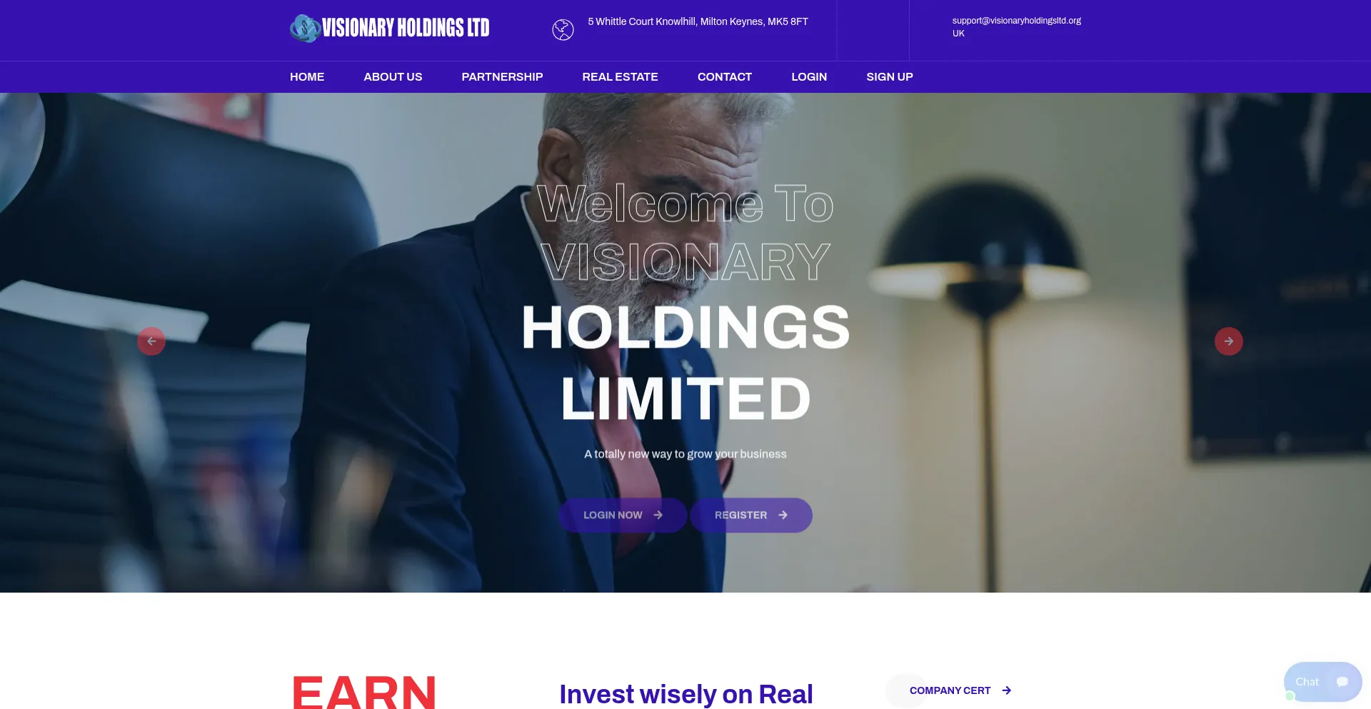 Visionaryholdingsltd.org