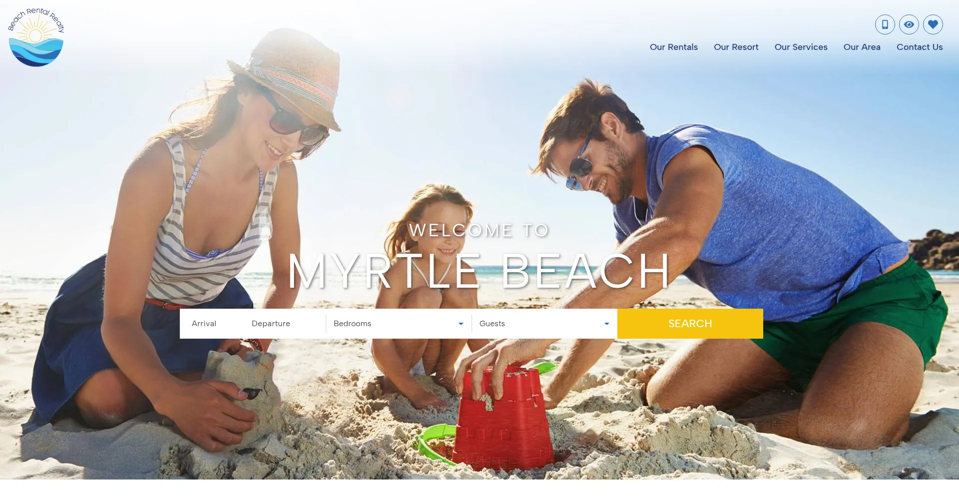 Website screenshot of Visitmbr.com