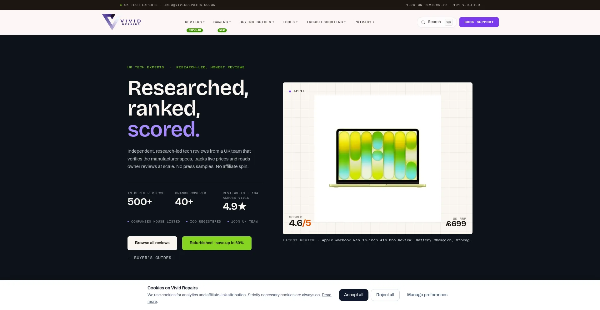 Vividrepairs.co.uk