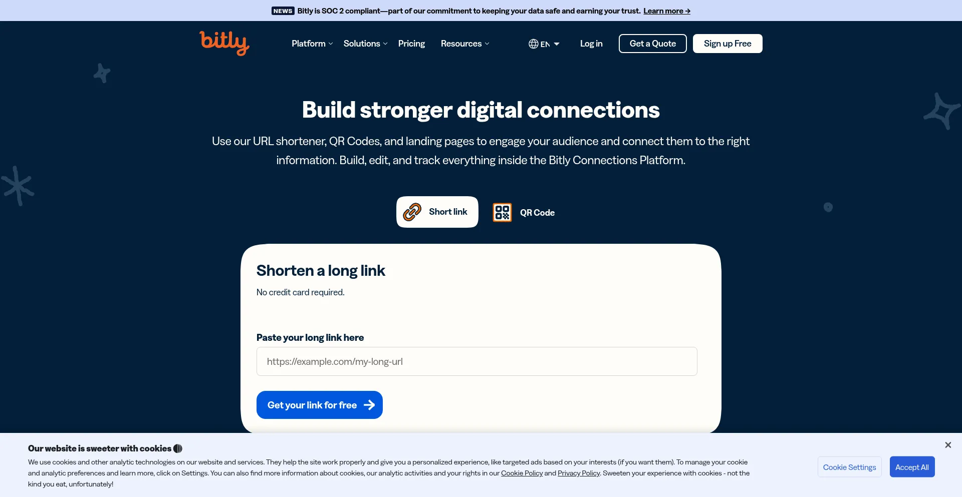 Website screenshot of Vlenk.info