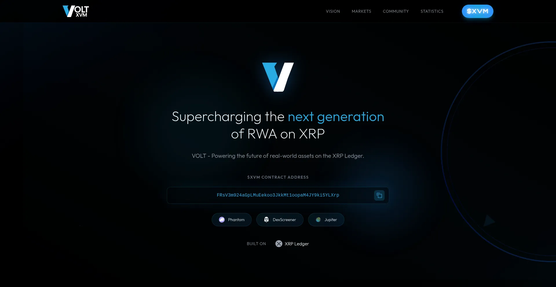 Website screenshot of Voltrwa.org