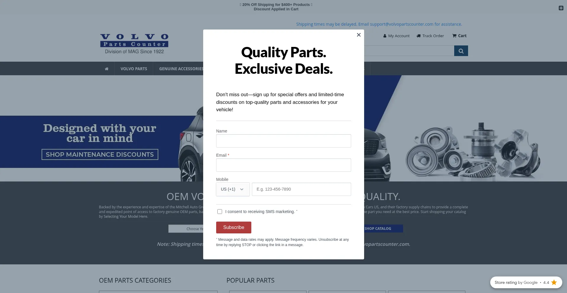 Volvopartscounter.com