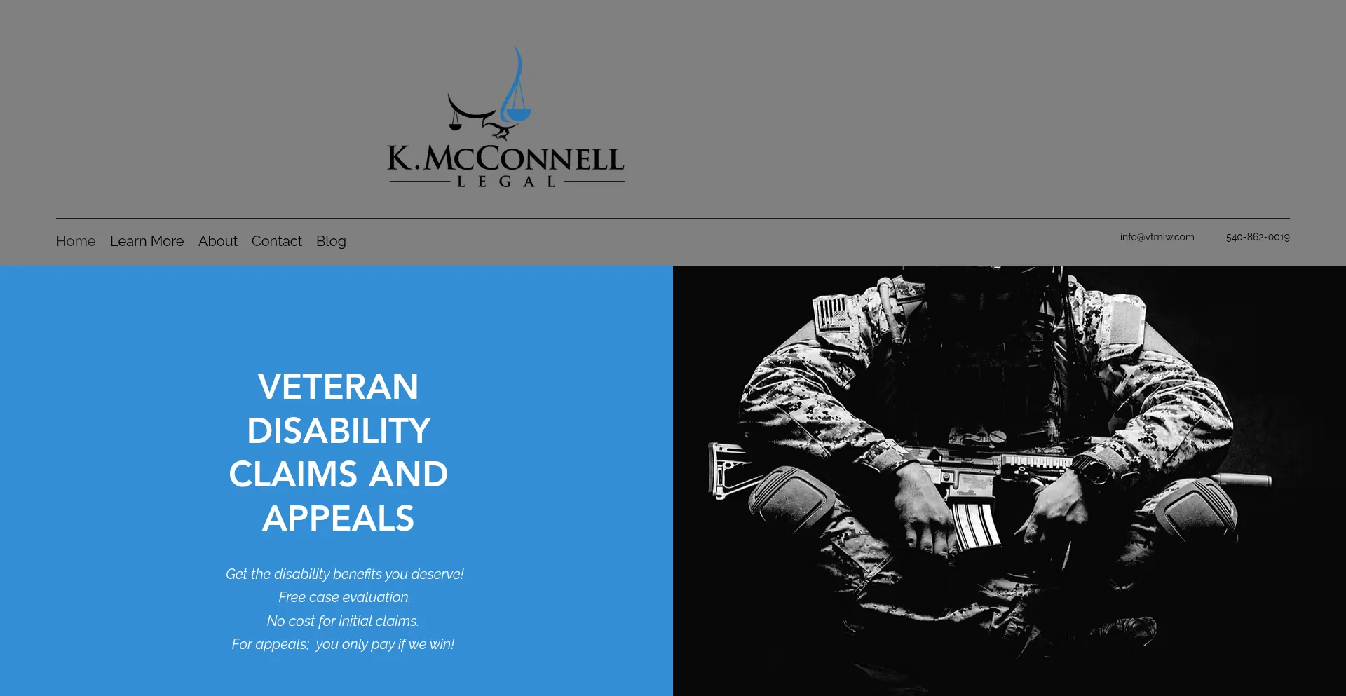 Website screenshot of Vtrnlw.com