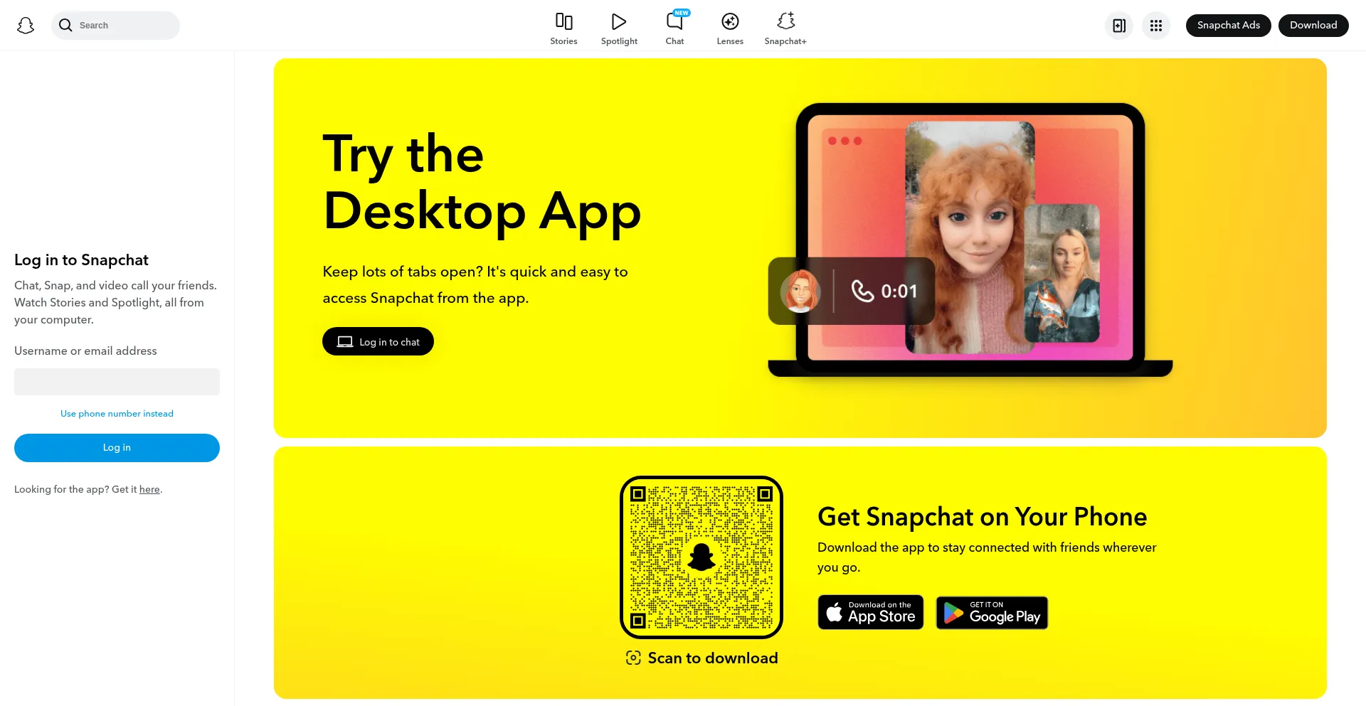 W.snapchat.com