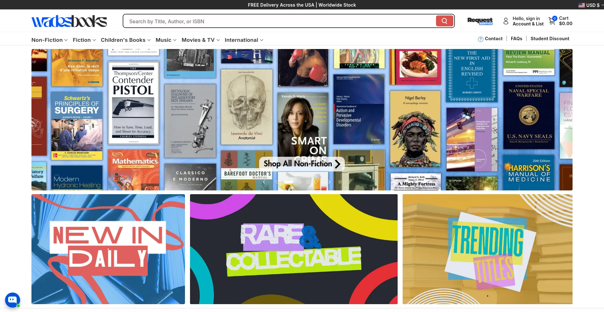 Wadesbooks.com