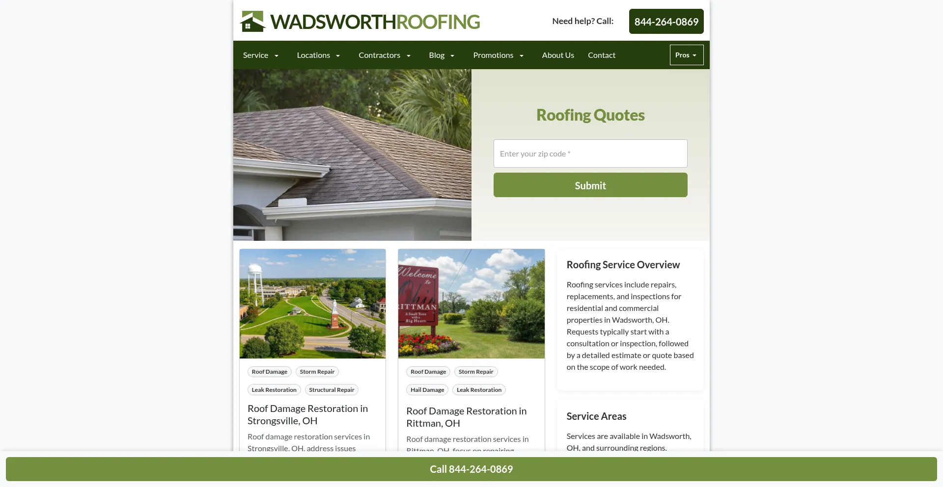 Wadsworthroofing.com
