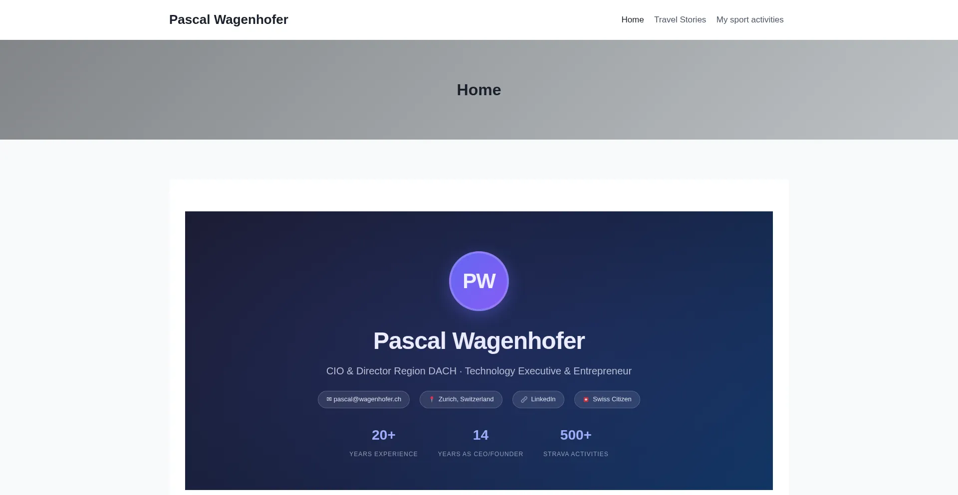 Wagenhofer.ch