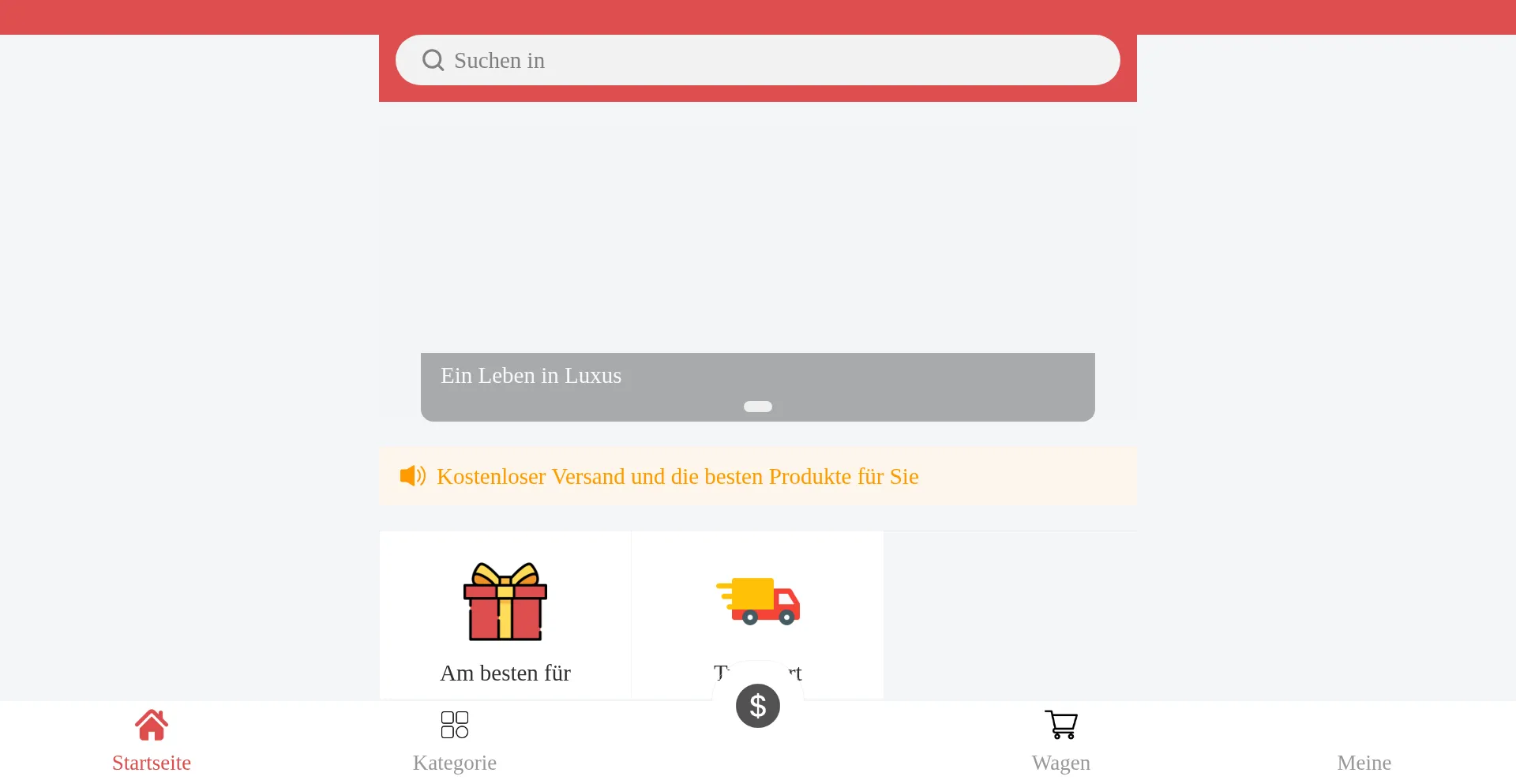 Website screenshot of Waltdde.shop