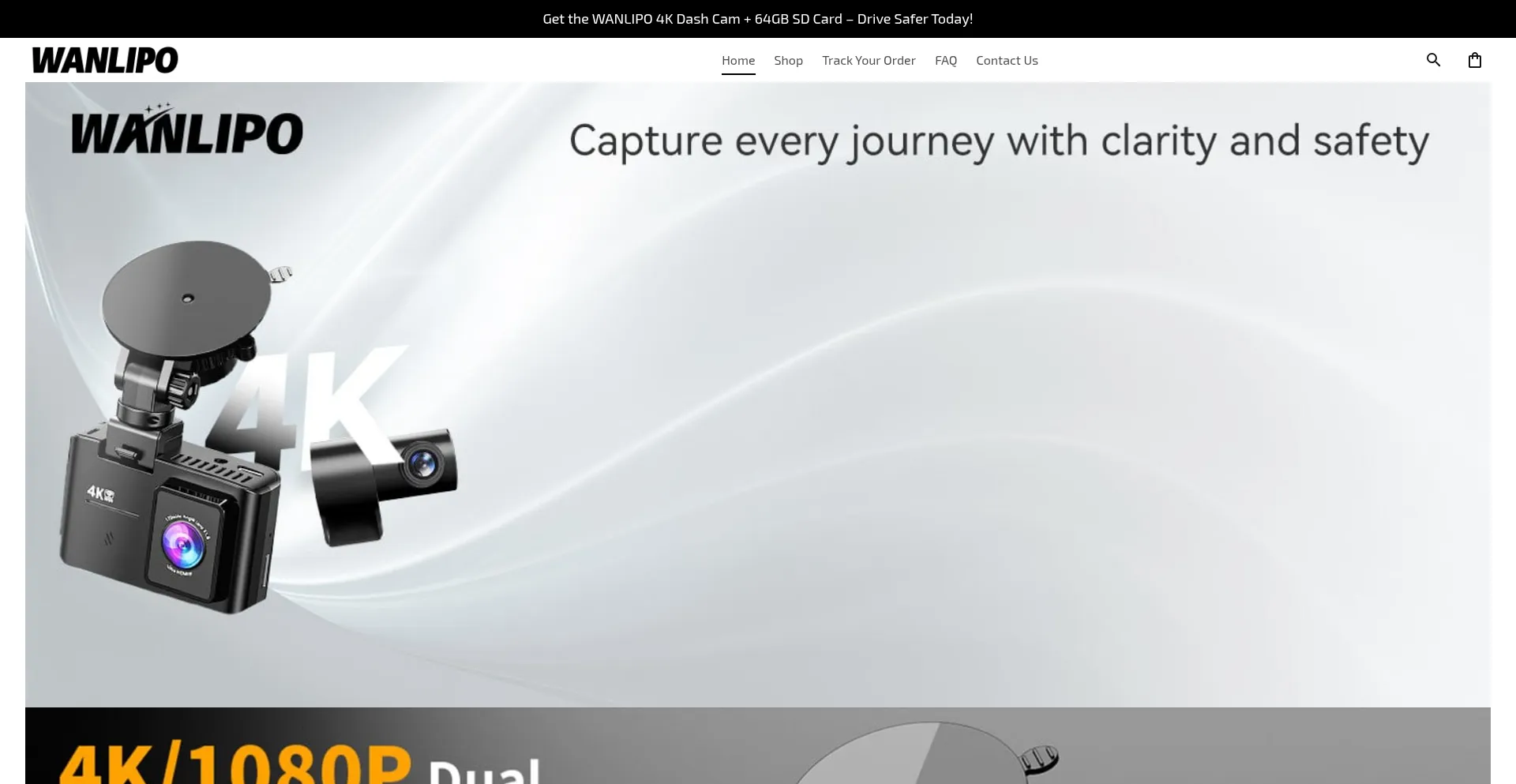 Website screenshot of Wanlipo.com