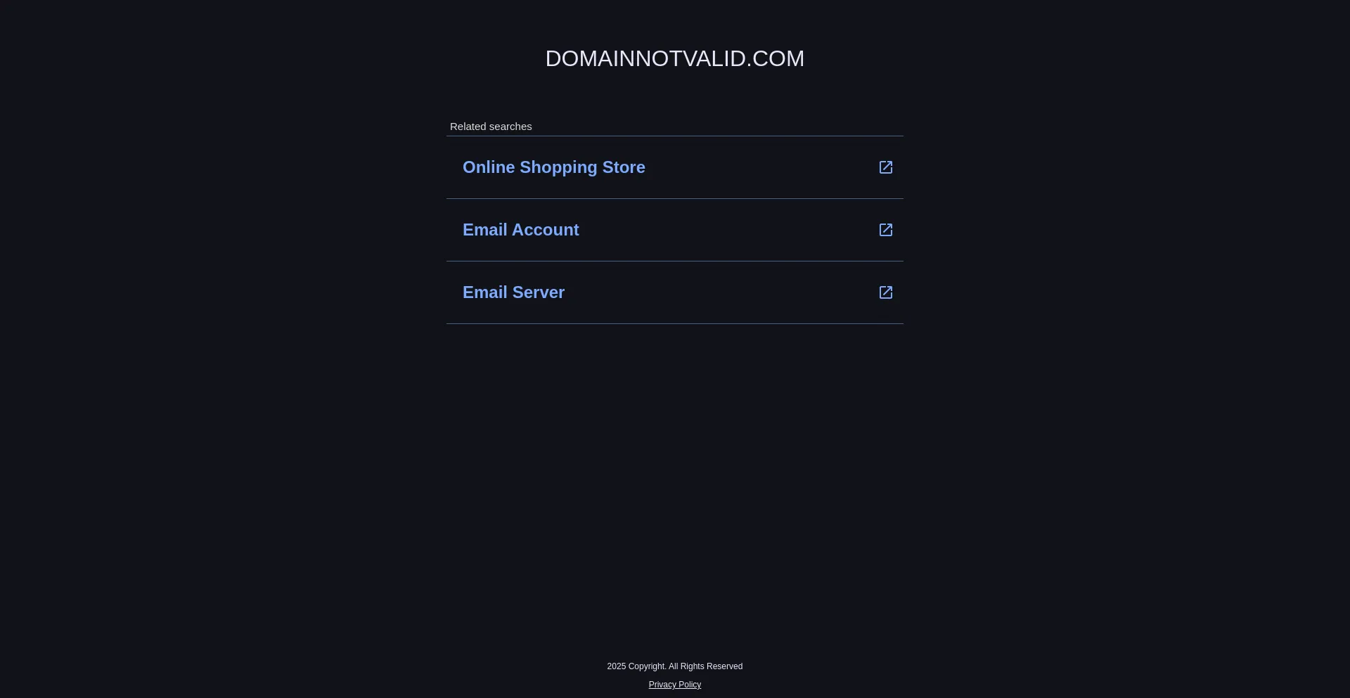 Website screenshot of Wanyselling.shop