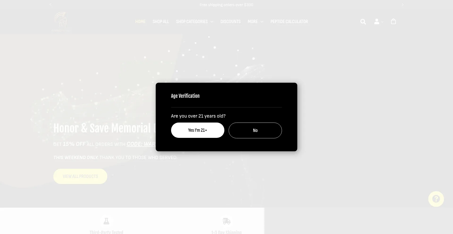 Website screenshot of Warrior-makers.com