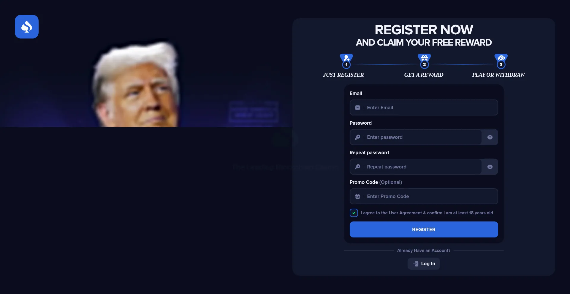 Website screenshot of Wasboom.com