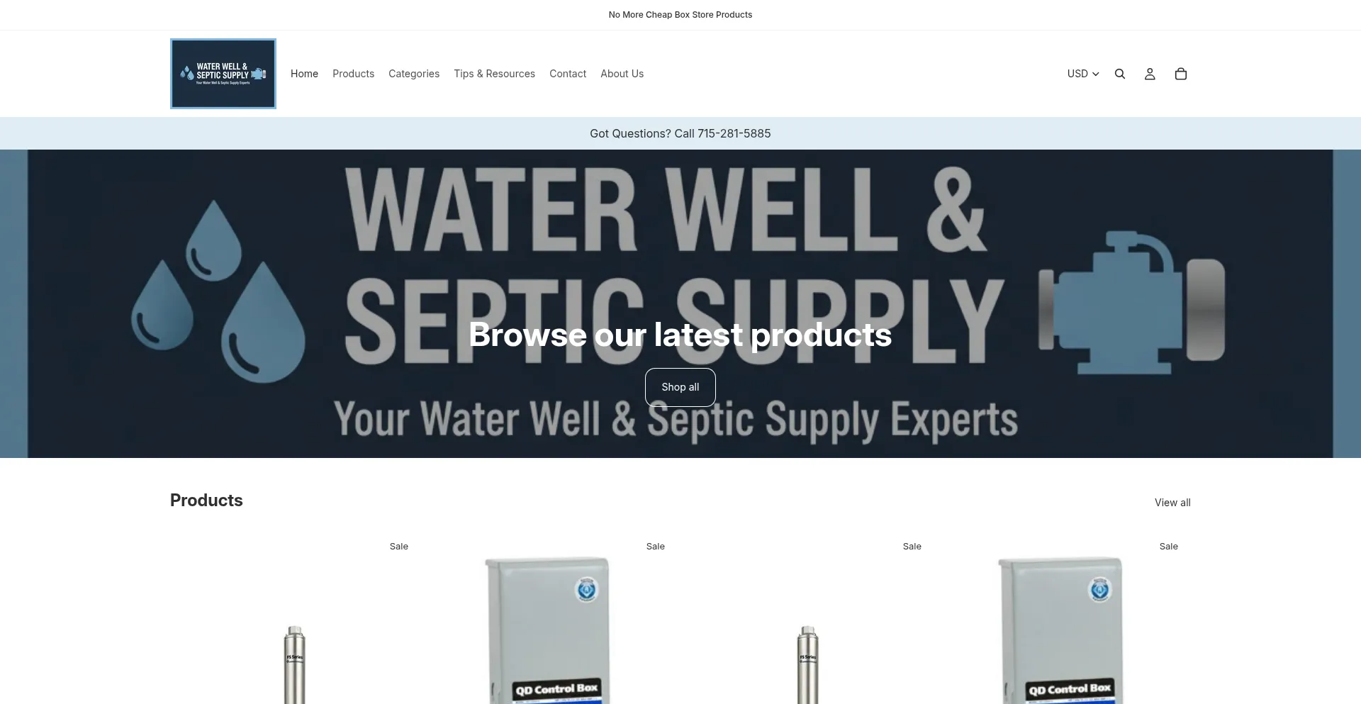 Waterwellandsepticsupply.com
