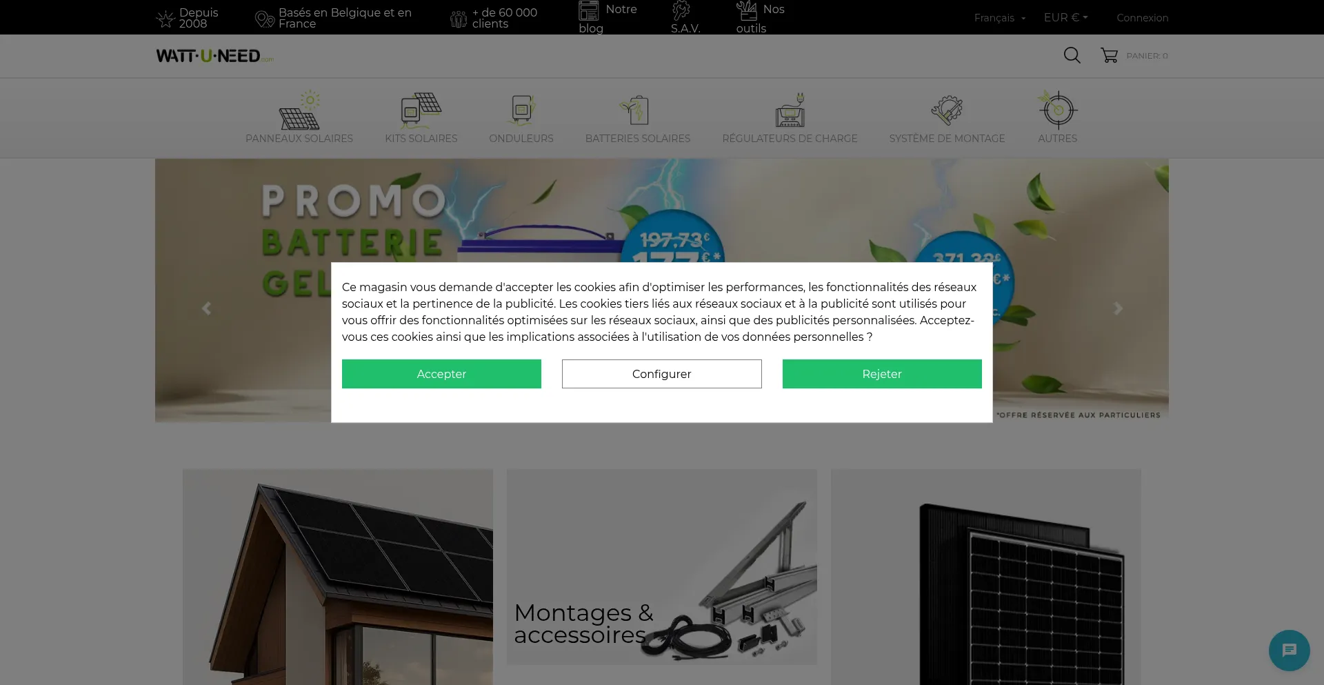 Website screenshot of Wattuneed.com